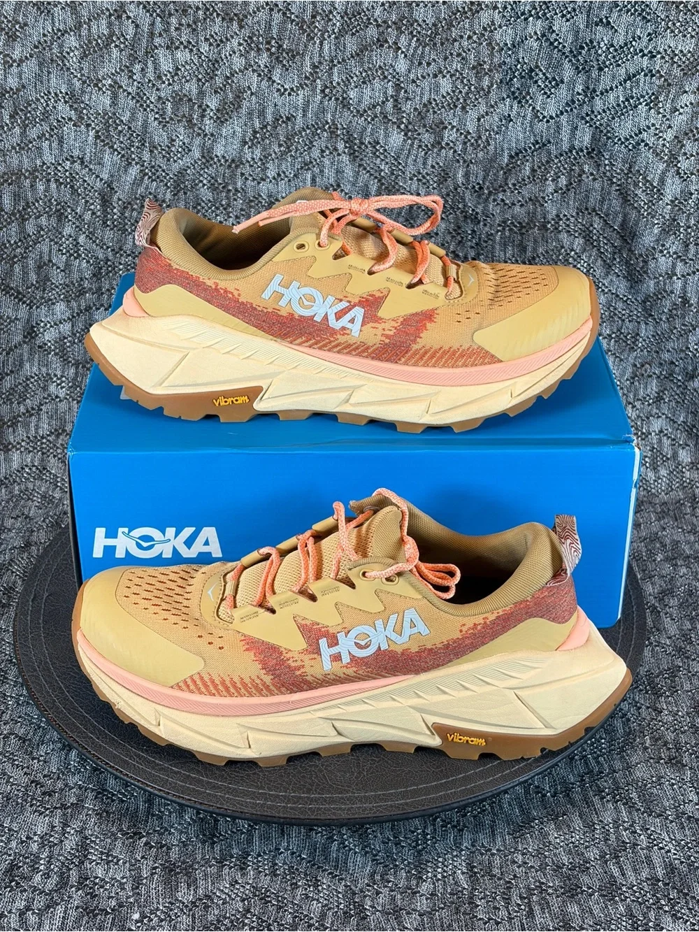 Hoka Skyline Float X Running Shoes Women's 7 - Flaxseed / Pollen